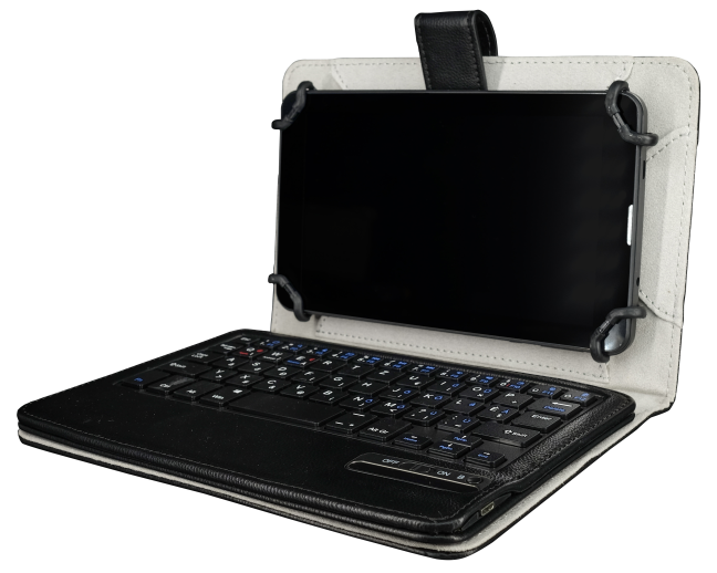 Alcor BT80 tablet case for 7 "and 8" tablets, which functions as an external keyboard